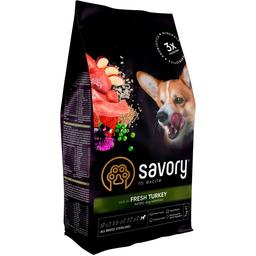 Сухой корм Savory для стерилизованных собак всех пород, со свежей индейкой, 1 кг