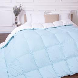 Одеяло пуховое MirSon Valentino 034, евростандарт, 220x200, голубое (2200000003737)