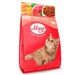 Сухой корм для кошек Мяу, с мясом, 900 г (B1260101)