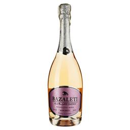 Вино ігристе Bazaleti Rose Brut, рожеве, брют, 12%, 0,75 л