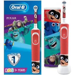 Электрическая зубная щетка Oral-B Kids Лучшие мультфильмы Pixar с футляром