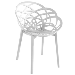 Кресло Papatya Flora, матовый белый (820646)