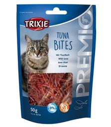 Лакомство для кошек Trixie Premio Tuna Bites тунец, с курицей и рыбой, 50 г