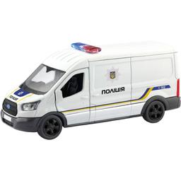 Автомодель TechnoDrive Ford Transit Van 2018 Полиция, 1:32, белая (250343U)