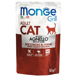 Влажный корм Monge Cat Grill Adult ягненок, 85 г (70013628)