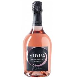 Вино ігристе Vidua Prosecco Rose Doc Brut Millesimato, рожеве, сухе, 11%, 0,75 л