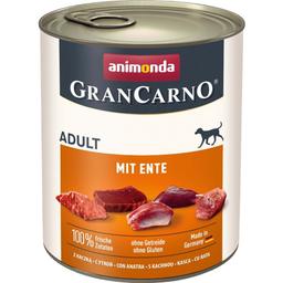 Влажный беззерновой корм для собак Animonda GranCarno Adult with Duck, с уткой, 800 г