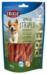 Ласощі для собак Trixie Premio Omega Stripes, з куркою, 100 г