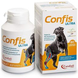 Харчова добавка Candioli Confis Ultra для підтримки суглобів у собак, 80 таблеток