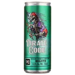 Напиток слабоалкогольный Pirate Code Mojito, 6,5%, ж/б, 0,25 л