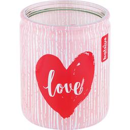 Свічка у склі Bolsius Love Ваніль 82х68 мм рожева (159656)