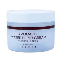 Увлажняющий крем для лица Jigott Avocado Water Bomb Cream Авокадо, 150 мл
