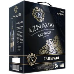 Вино Aznauri Saperavi, червоне, сухе, 3 л