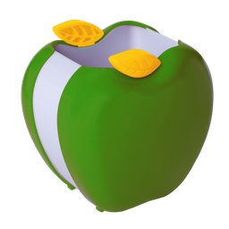 Підставка для письмового приладдя ZiBi Kids line Яблуко, зелений (ZB.3005-05)