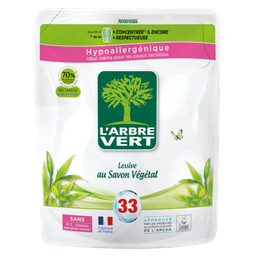 Жидкое средство для стирки L'Arbre Vert Растительное мыло, запасной блок 1,5 л