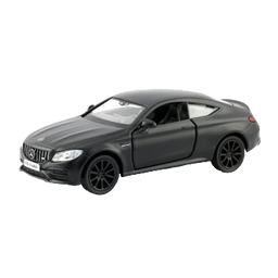 Машинка Uni-fortune Mercedes Benz C63 S AMG Coupe, 1:36, матовый черный (554987M)