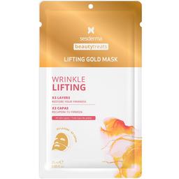 Маска для обличчя Sesderma Beauty Treats Lifting Gold Mask, підтягуюча, тришарова 25 мл