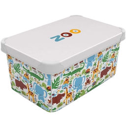 Коробка Qutu Style Box Zoo 10 л (STYLE BOX с/к ZOO 10л.)