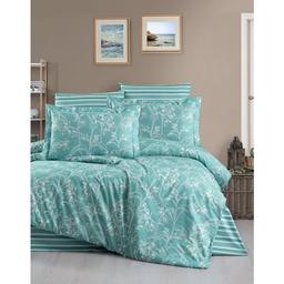 Комплект постельного белья Soho Charming turquoise полуторный бирюзовый (1240К)