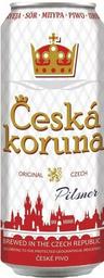 Пиво Ceska Koruna Pilsner світле, 4.1%, з/б, 0.5 л