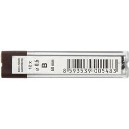 Грифелі Koh-i-Noor для механічних олівців 0.5 мм B 5 шт. (4152.B/5/P)