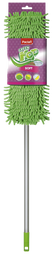 Швабра Paclan Green Mop Effect с плоской насадкой шенилл и телескопической ручкой