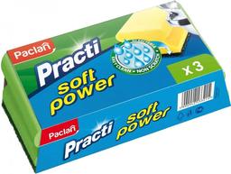 Губка кухонная Paclan Practi Soft Power, 3 шт.