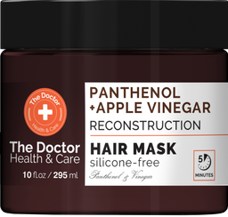 Маска для волос The Doctor Health&Care Panthenol + Apple Vinegar Reconstruction Hair Mask, 295 мл