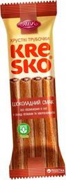 Печенье АВК Kresko хрустящие трубочки шоколад вкус 40 г (755980)
