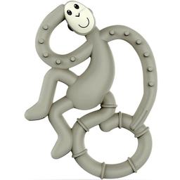 Игрушка-прорезыватель Matchstick Monkey Маленькая танцующая Обезьянка, 10 см, серая (MM-МMT-001)