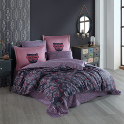 Комплект постельного белья Hobby Exclusive Sateen Caprice, евростандарт, розовый