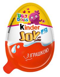 Яйцо шоколадное Kinder Joy Ugly Dolls для девочек, 20 г (594171)
