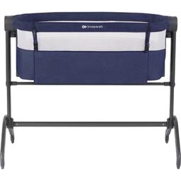 Приставная кроватка-люлька Kinderkraft Bea Navy синяя (00-00304850)
