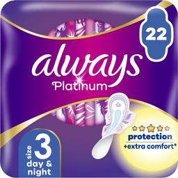 Гигиенические прокладки Always Platinum Day & Night (размер 3) 22 шт.