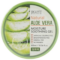 Універсальний гель для тіла Jigott Natural Aloe Vera Moisture Soothing Gel з екстрактом алое, 300 мл