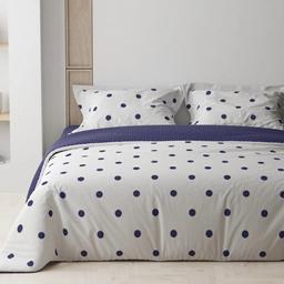 Комплект постельного белья ТЕП Happy Sleep Perfect Dots семейный синий с белым (2-03797_27750)