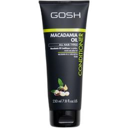 Кондиционер для волос Gosh Macadamia Oil с маслом макадамии, питательный, 230 мл