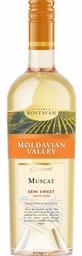 Вино Bostavan Молдавська долина Мускат, 11-13%, 0,75 л (553209)