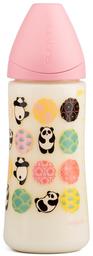Бутылочка для кормления Suavinex Истории панды, 360 мл, розовый (304001)