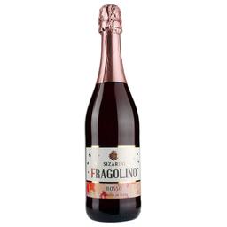 Вино ігристе Sizarini Fragolino Rosso, червоне, солодке, 7,5%, 0,75 л (478688)