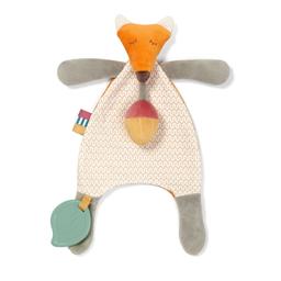 Іграшка-обіймашка BabyOno Лисичка, з прорізувачем для зубів та підвіскою (1443)