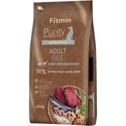 Сухой корм для собак Fitmin Purity Adult Fish & Venison Rice 12 кг
