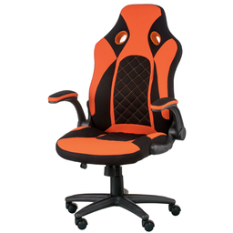 Геймерське крісло Special4you Kroz чорне з помаранчевим (E5531)