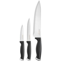 Набір ножів Ardesto Gemini Gourmet, 3 предмети, чорний (AR2103BL)