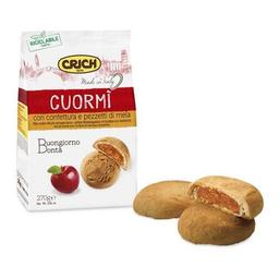 Печиво Crich Cuormi з яблучним джемом та шматочками яблук 270 г