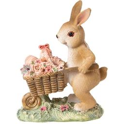 Декоративна фігурка Lefard Кролик з квітами, 11.5 см (192-219)