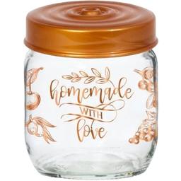Банка Herevin Decorated Jam Jar-Homemade With Love, 0,425 л, прозорий (171341-072)