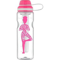 Бутылка для воды Gusto Ege GT-G-912068, 750 мл розовая (126055)