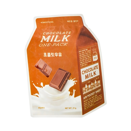 Тканевая маска A'pieu Chocolate Milk One-Pack с экстрактом какао, 21 мл