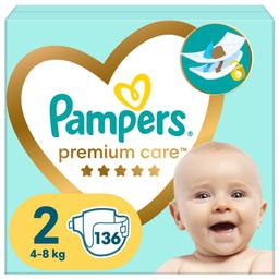 Підгузки Pampers Premium Care 2 (4-8 кг), 136 шт.